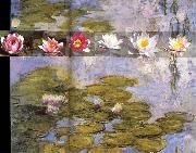 Claude Monet Detail from Water Lilies Germany oil painting artist